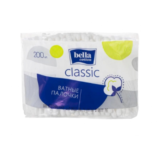 Белла ватные палочки Cotton Classic п/эт 200шт